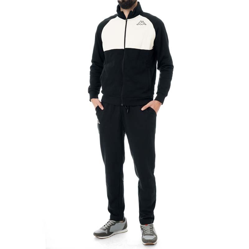 KAPPA Машки комплет тренерки Fadi, Црно-бели