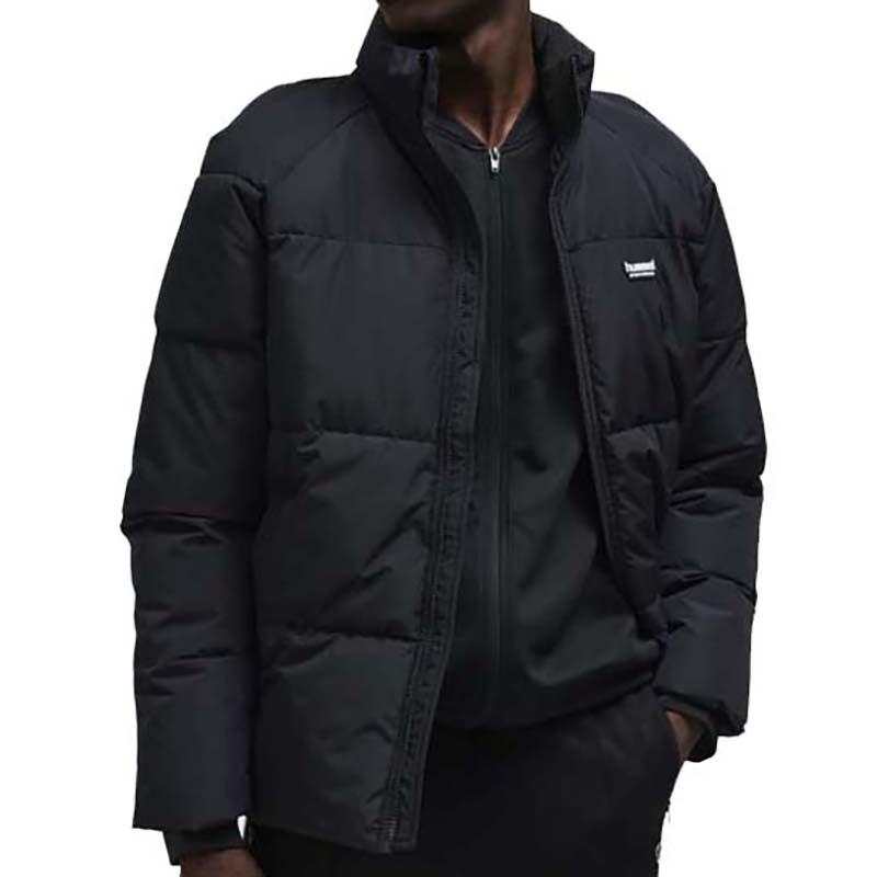 HUMMEL Машка јакна Hmlpuff jacket short sportswear, Црна