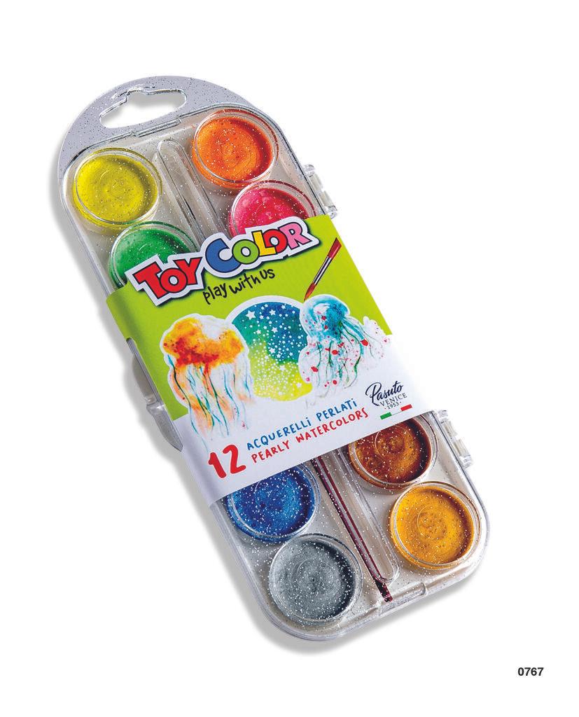 Pasuto Водени Бои Седеф 12 Нијанси