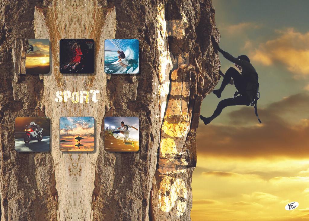 Elisa Тетратка A5 Линии 48Стр. Спорт