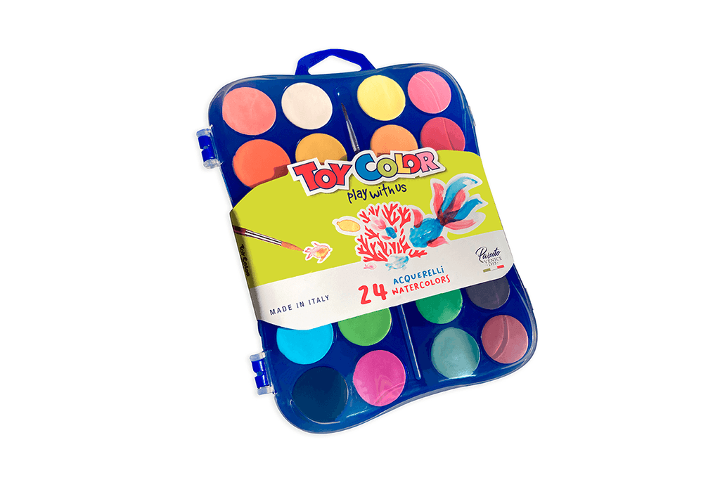 Pasuto Водени Бои 24 Нијанси + Четка