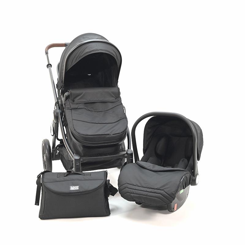 LOCO CROCO Количка ZENIT, Црна