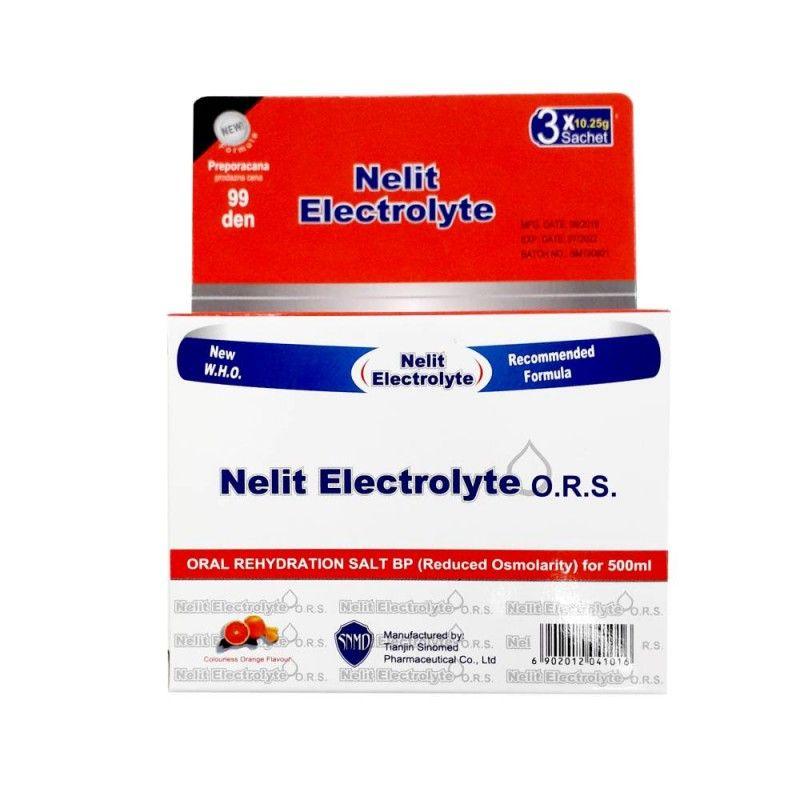 Nelit Електролит Со Вкус на Портокал,3 Ќесички