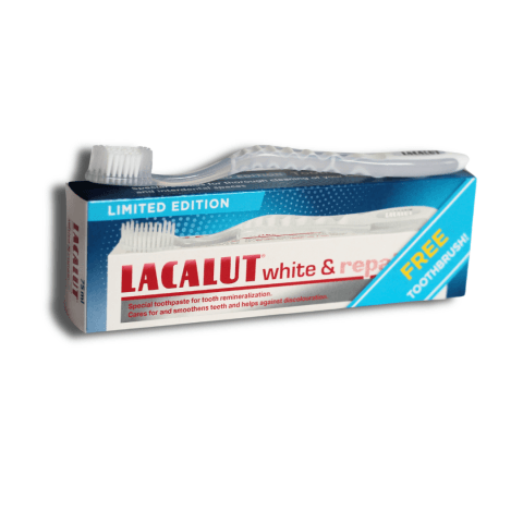 Lacalut Lacalut White&Repair Паста за Заби 75Ml + Четка за Заби