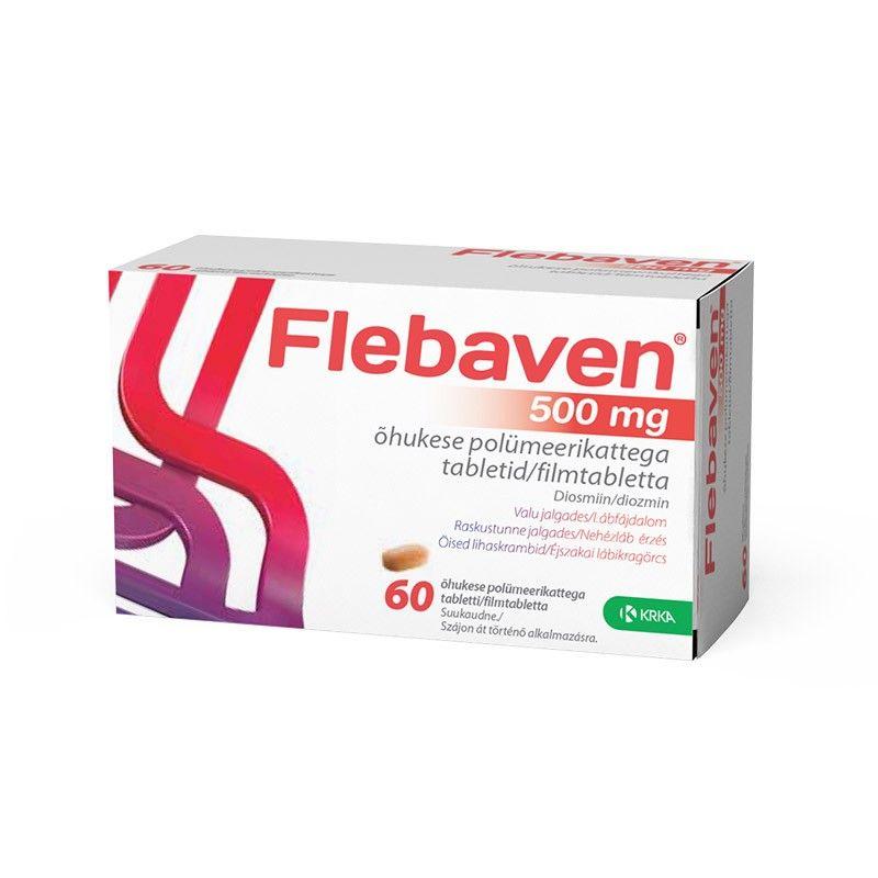 KRKA Flebaven 500Mg Таблети, 60 Таблети