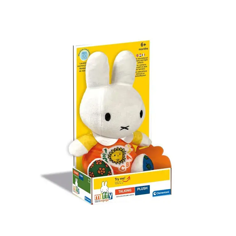 Clementoni Плишана играчка Baby ,,miffy talking plush''