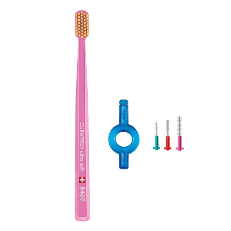 CURAPROX Curaprox Четка+Интердентална Четка Superduo Сет Curaprox Ultra Soft 5460