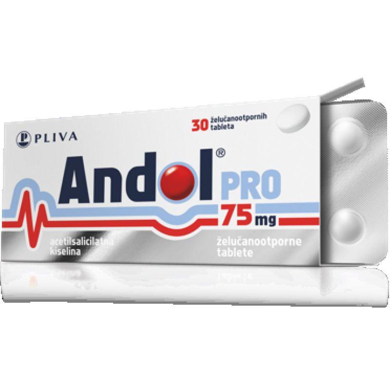 Pliva Andol Pro 75Mg Гастрорезистентни Таблети,30 Таблети