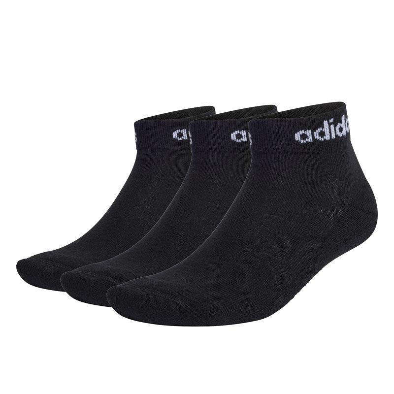 Adidas Чорапи T LIN ANKLE 3P BLACK/WHITE унисекс