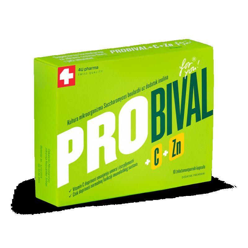 4U pharma Probival+C+Zn Капсули