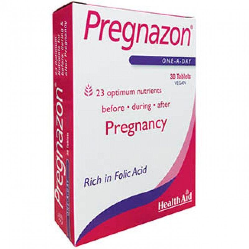 HealthAid Pregnazon Таблети за Трудници И Доилки, 30 Таблети