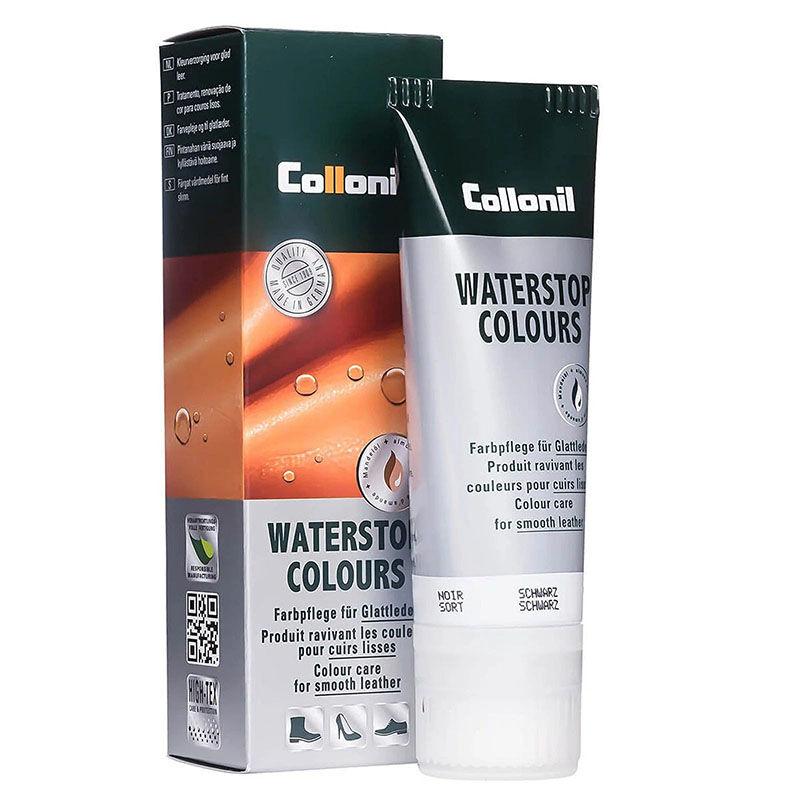 COLLONIL Водоотпорна крема за нега на црна боја на кожа WATER STOP COLLORS 75 BLACK