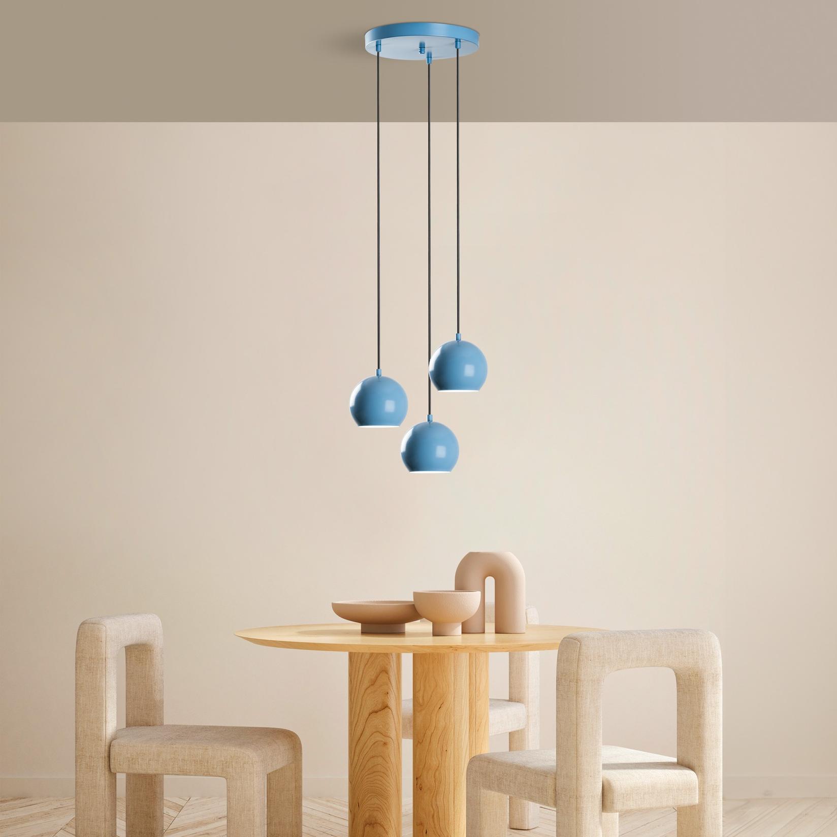 Opviq Luster Top-15-241-1, 45-111cm, O45 cm, 3xE27, Тиркизна