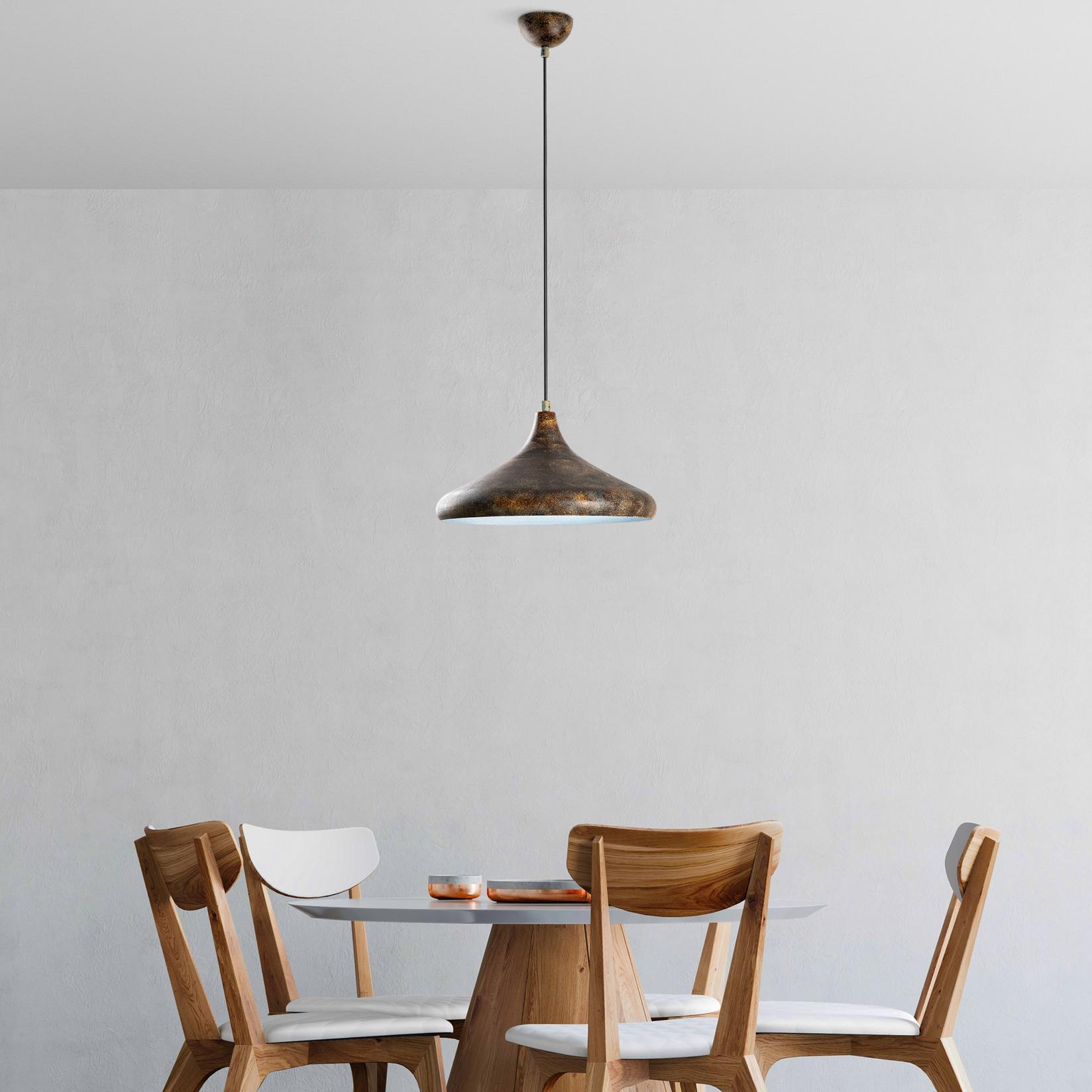 Лустер Opviq EYSAN-207-RETRO, 27-116cm, O35 cm, E27, темно сив