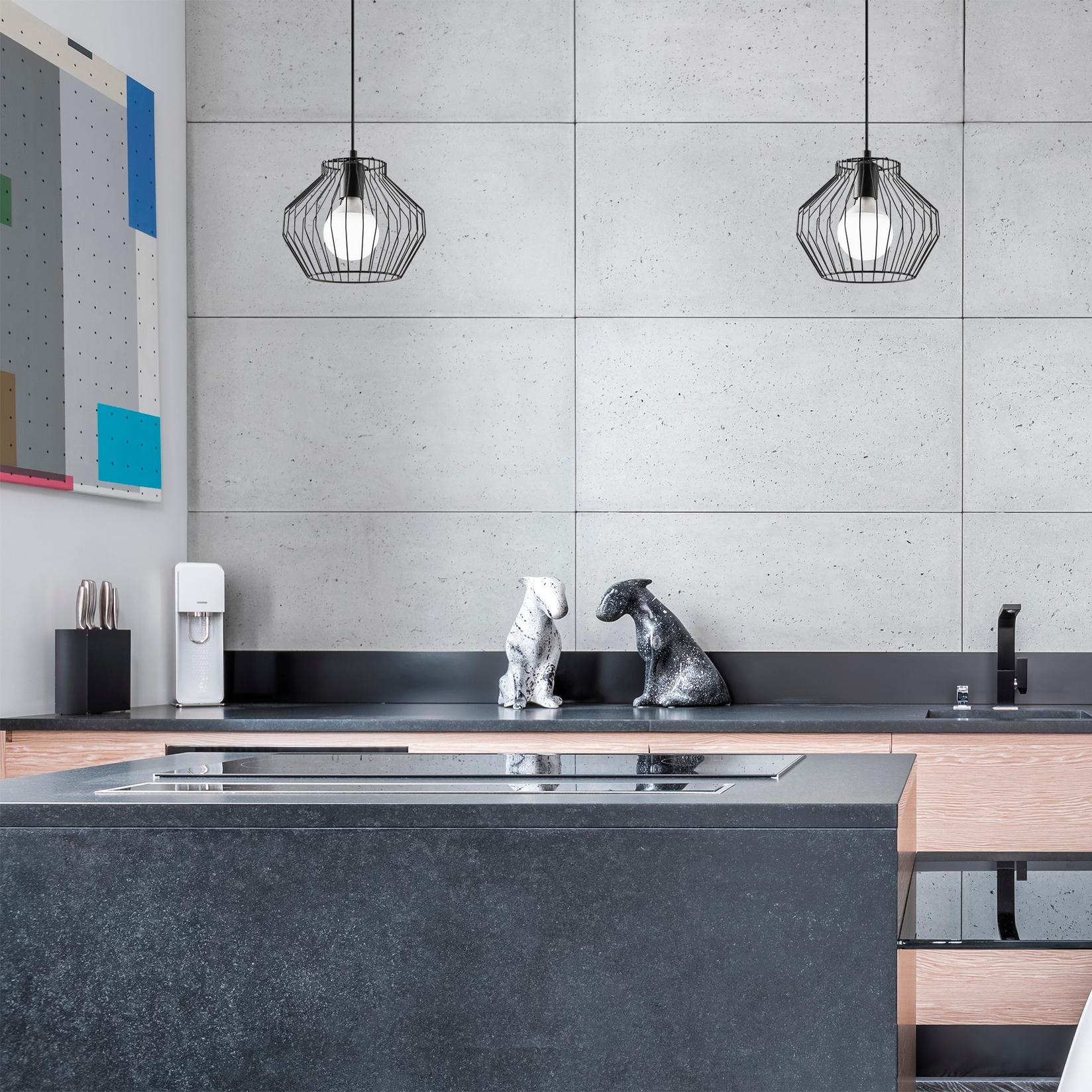 Вазна Opviq Luster-2926, 116 см 25x25 см, црна