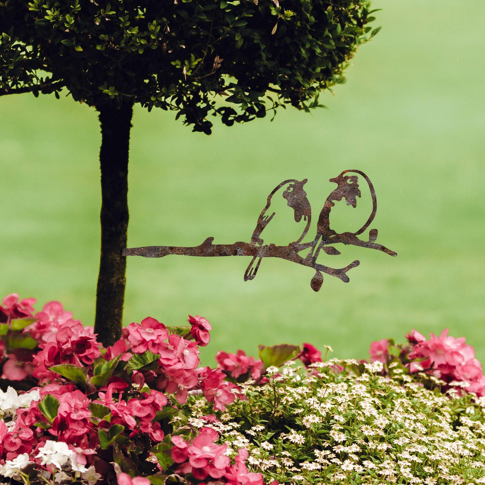 Аберто Дизајн Декоративна фигура Птица на гранка 06, 50x20 см, 1,5 мм