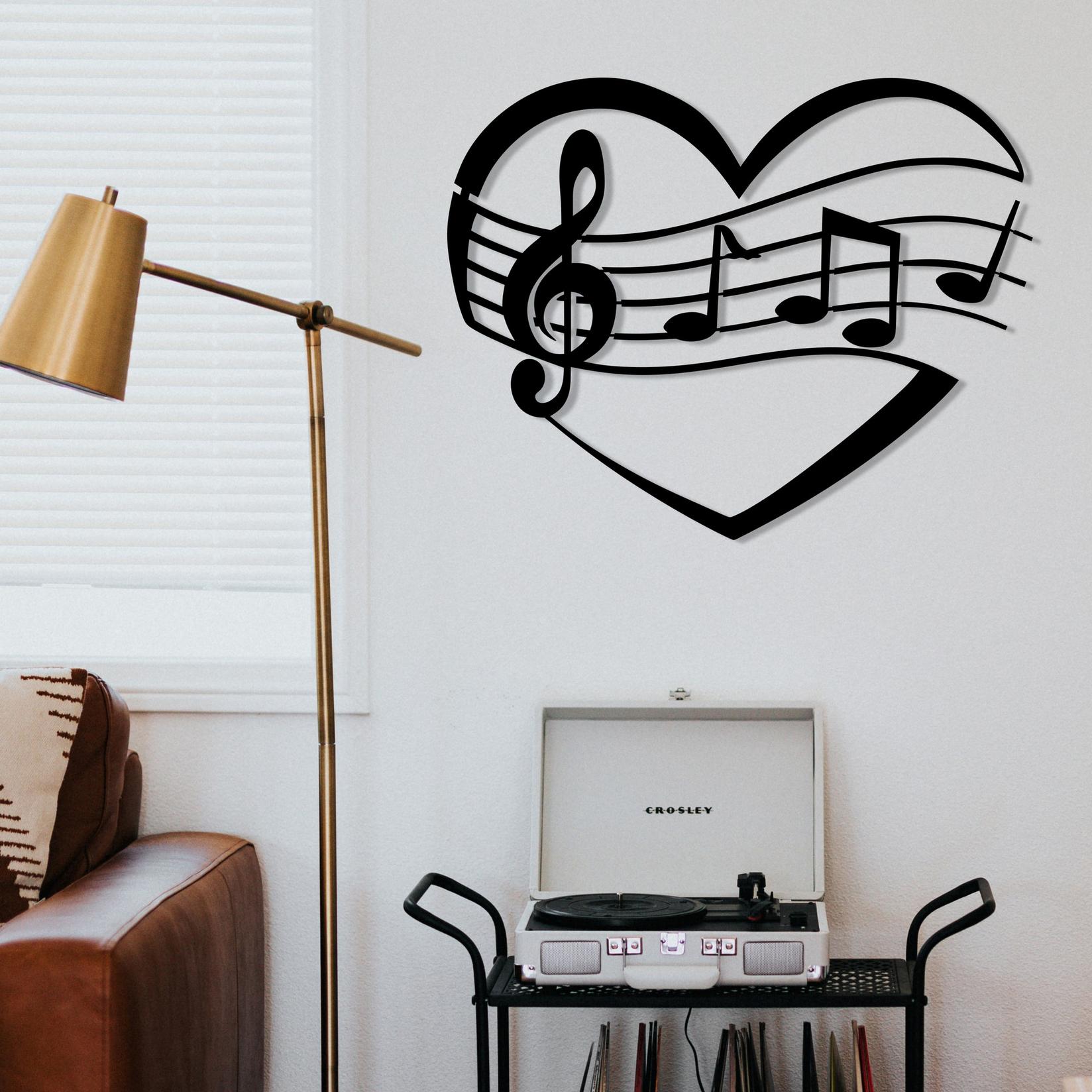 Wallity декорација за dzид Deryadil, 45x36 см, 1,2 мм, црна