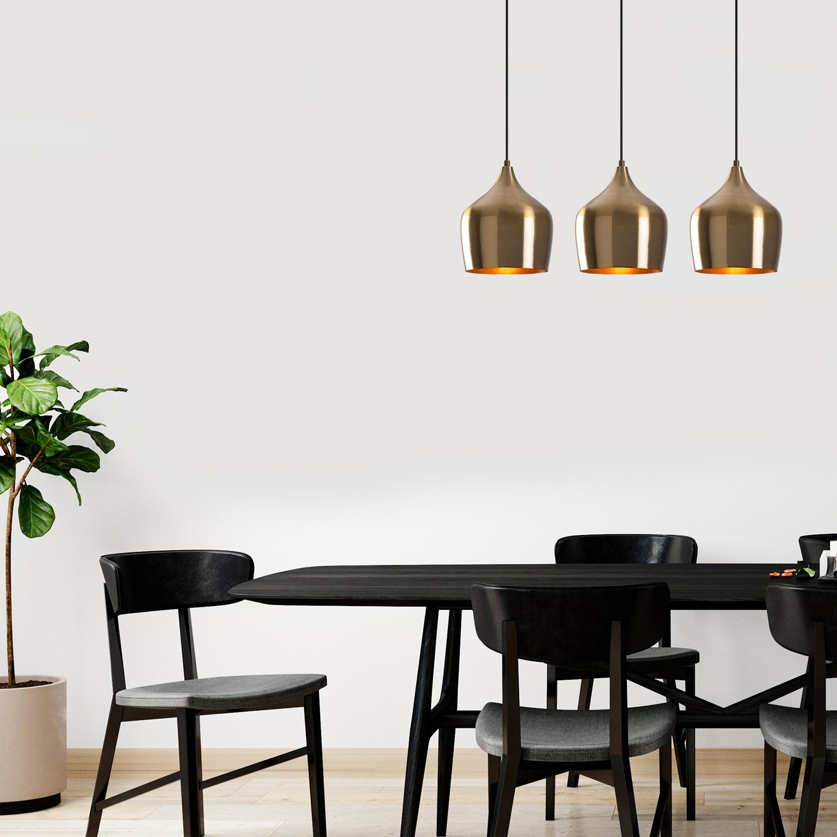 Opviq Luster Dodo-6271, 72x22 см, 3xE27, црна