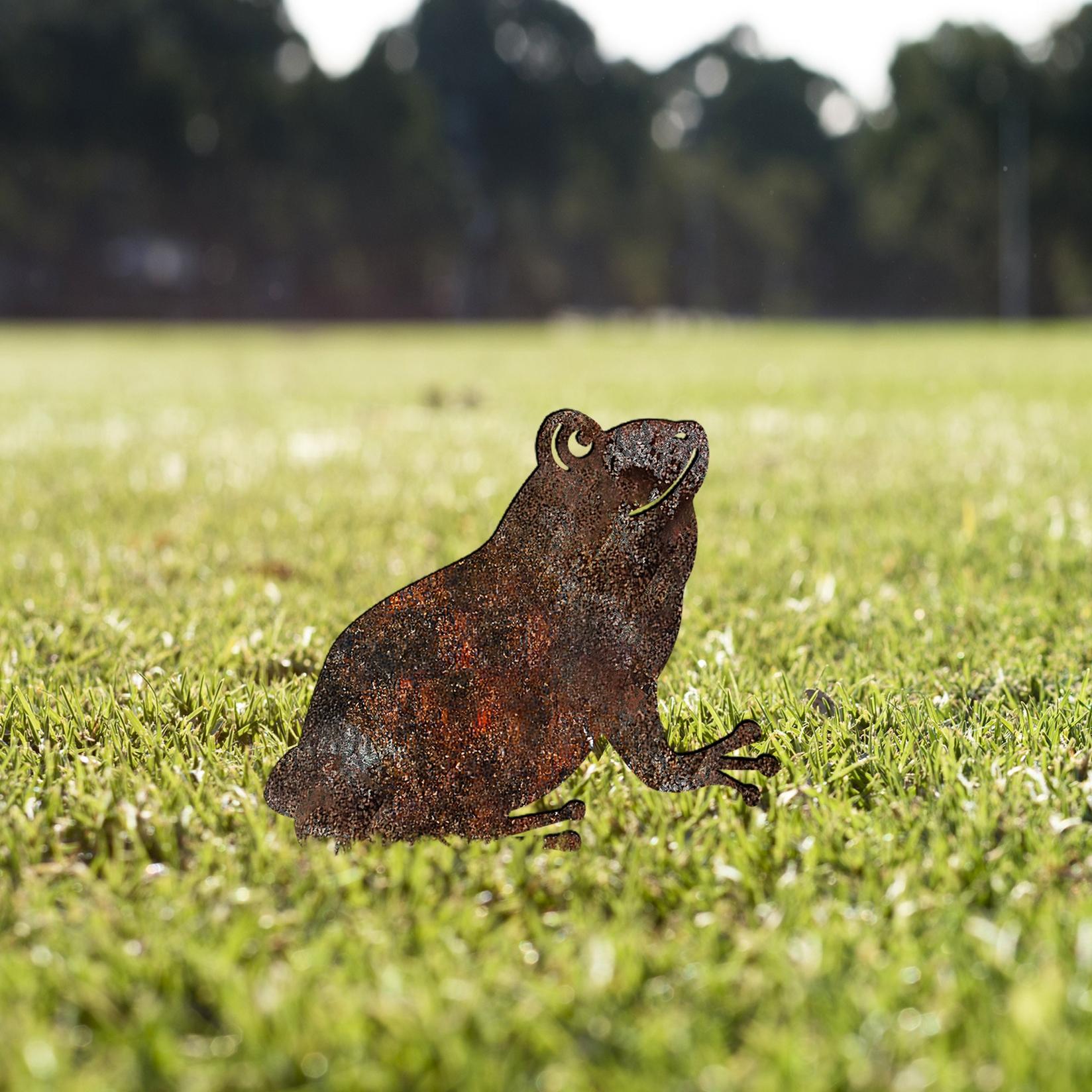 Аберто Дизајн Декоративна фигура Жаба 01, 34x22 см, 1,5 мм