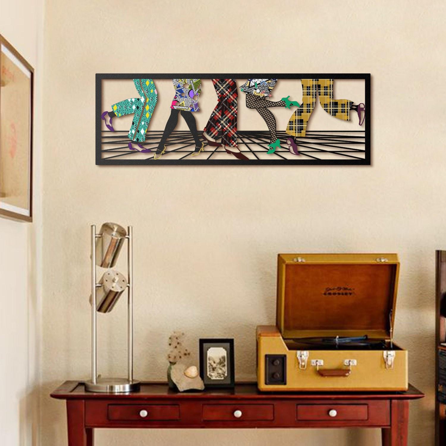 Wallity декорација за dzид Ајде да танцуваме -APT005, 1,2 мм, 31 x 95 см, шарена