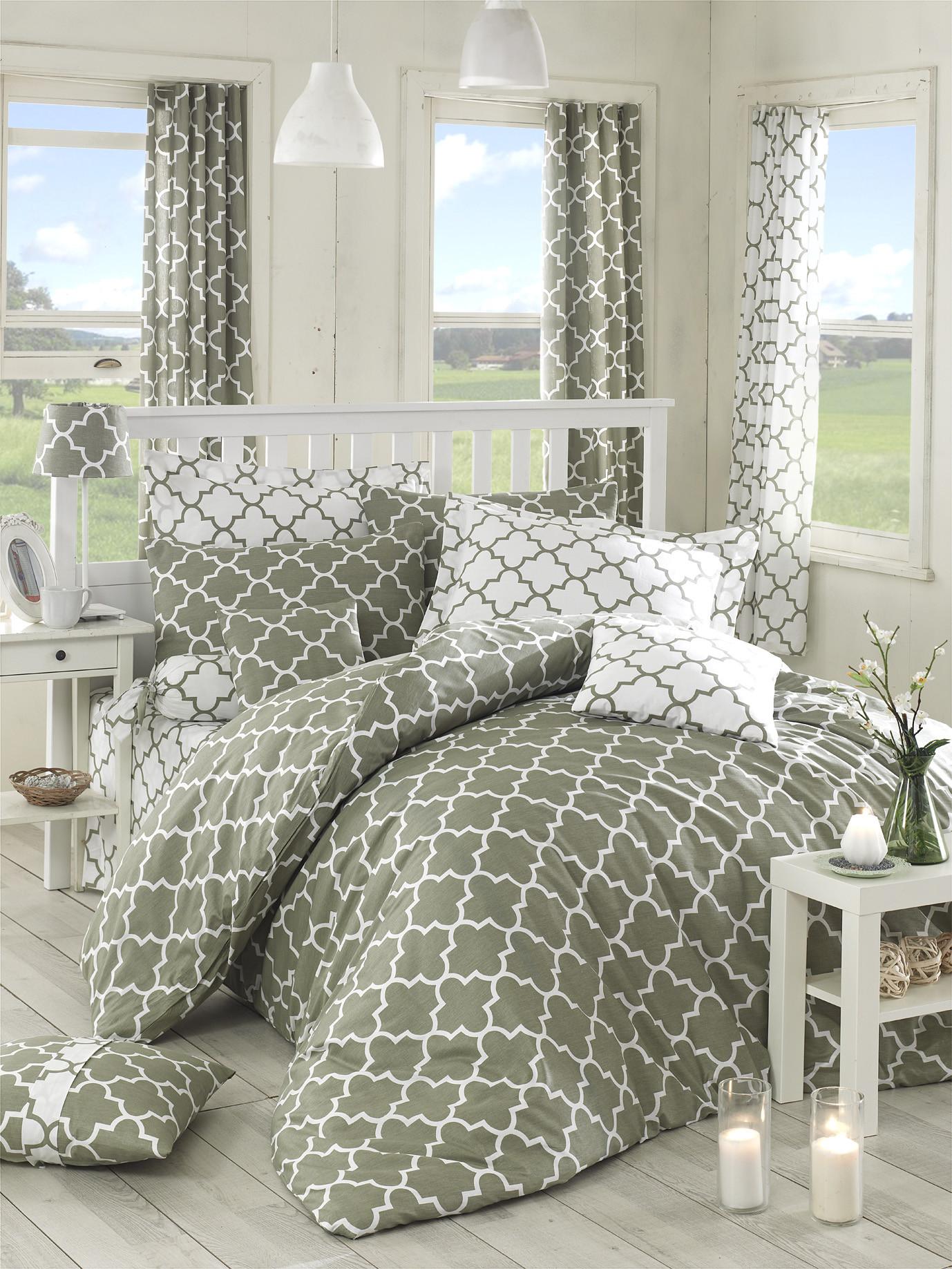 Комплет кревети L'essentiel Maison Madalyon, 200x220 см, сиво-бела