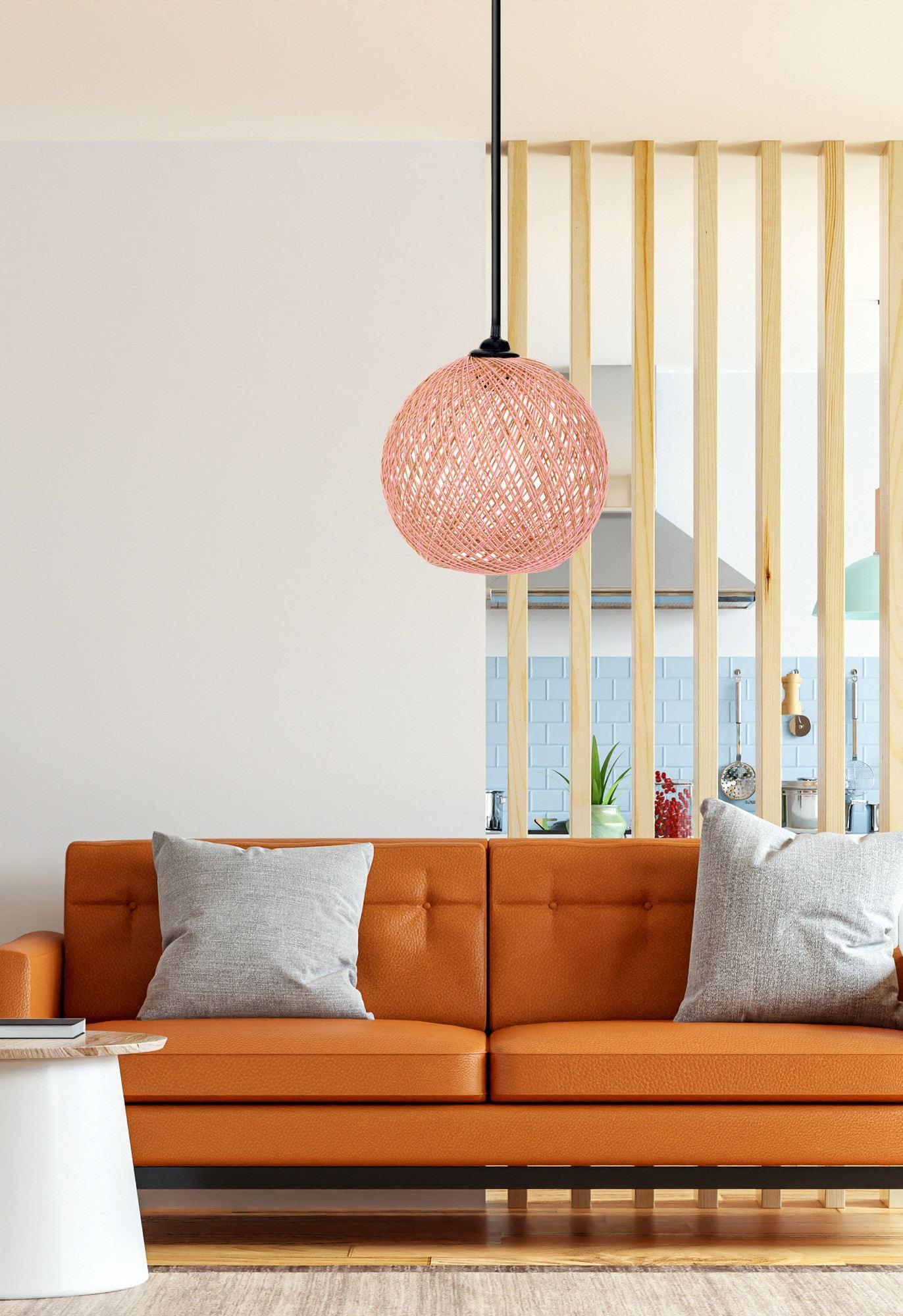 Opviq Luster 190-JP, 55 см, E27, 40W, Розова