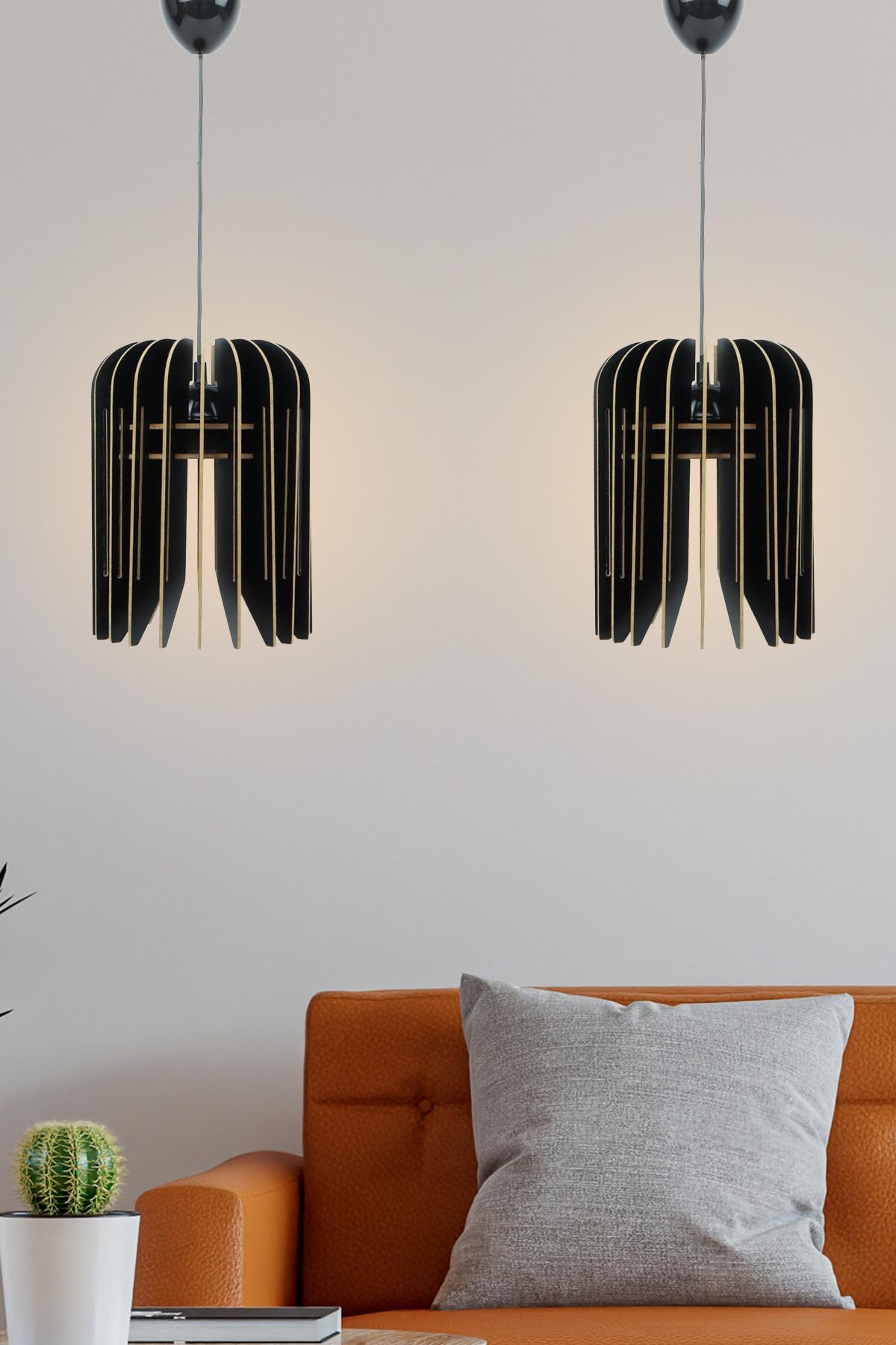 Opviq Luster 211-LS2, 65 см, E27, црна