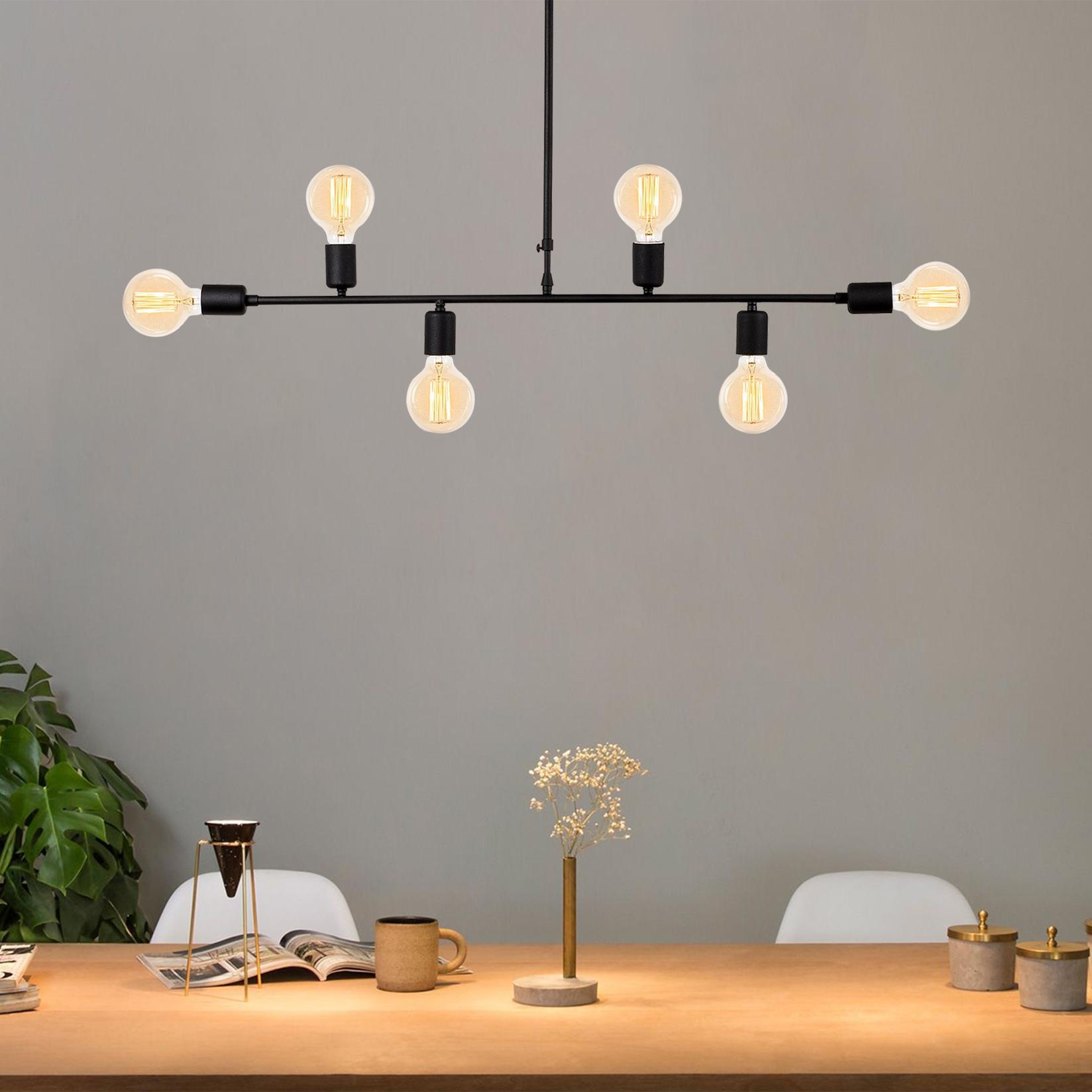 Opviq Лустер Truva-N-694, 94 cm, E27, црна