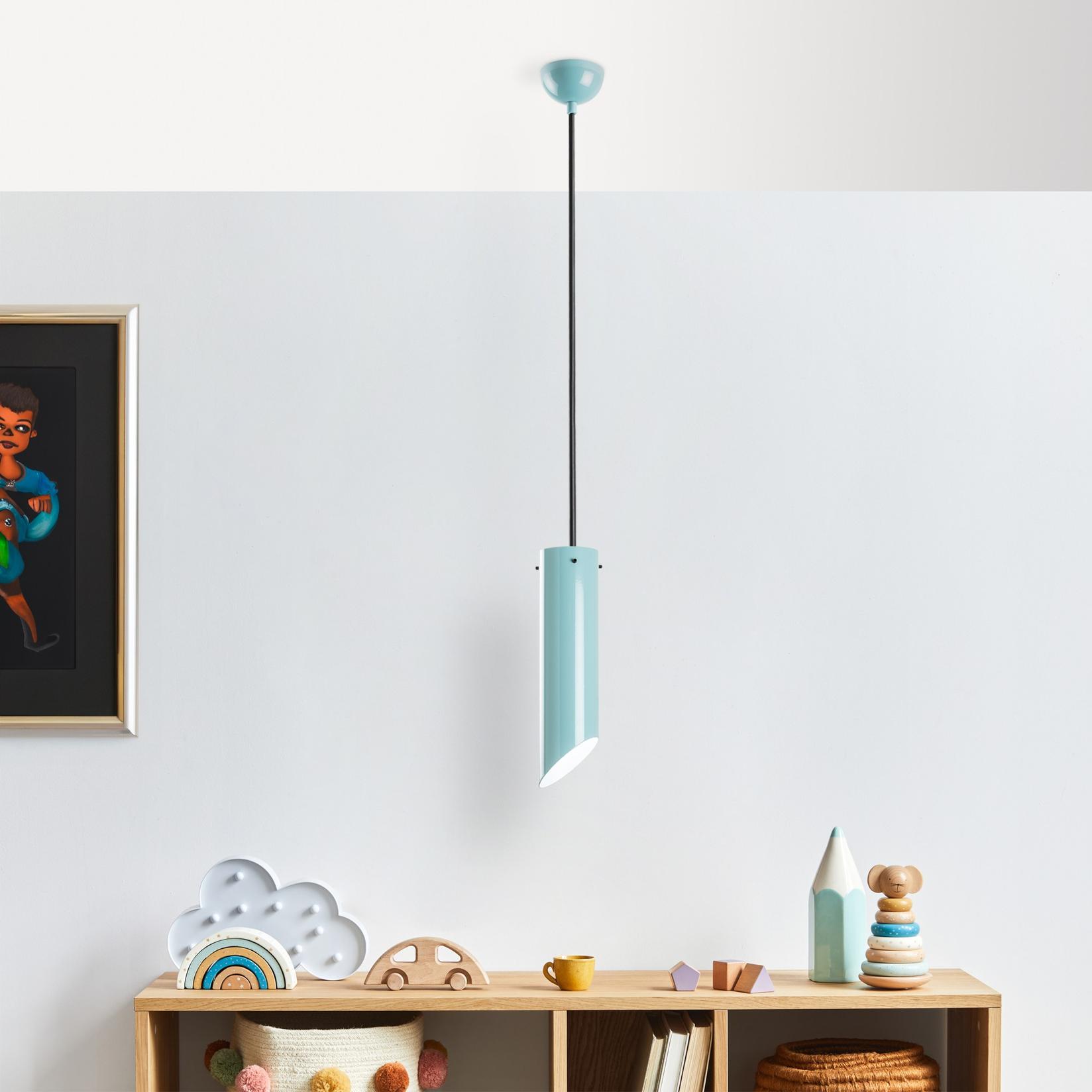 Opviq Chandelier Kesikboru, 37-114cm, O8 cm, тиркизна