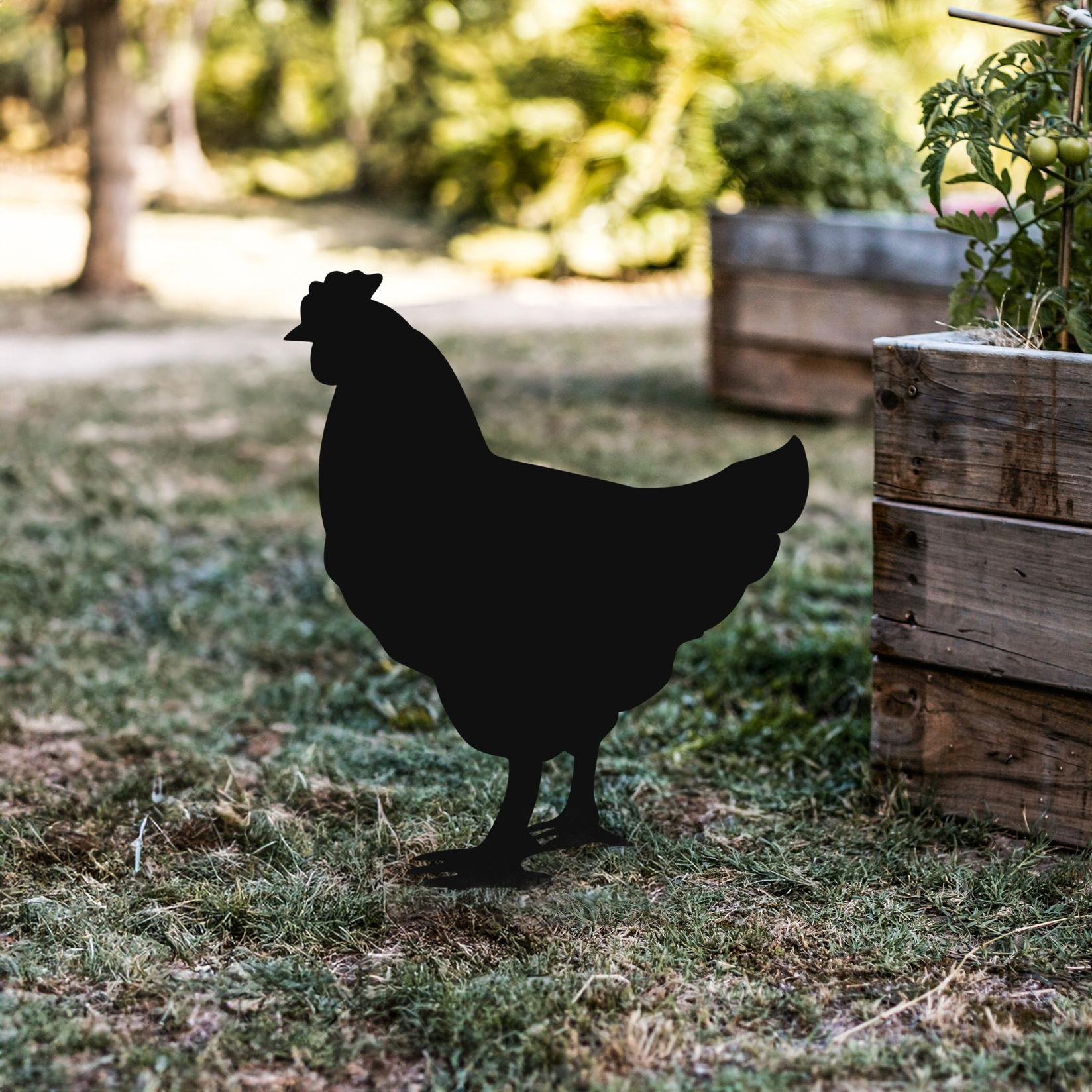 Аберто Дизајн Декоративна фигура Пилешко 01, 64x42 см, 1,5 мм