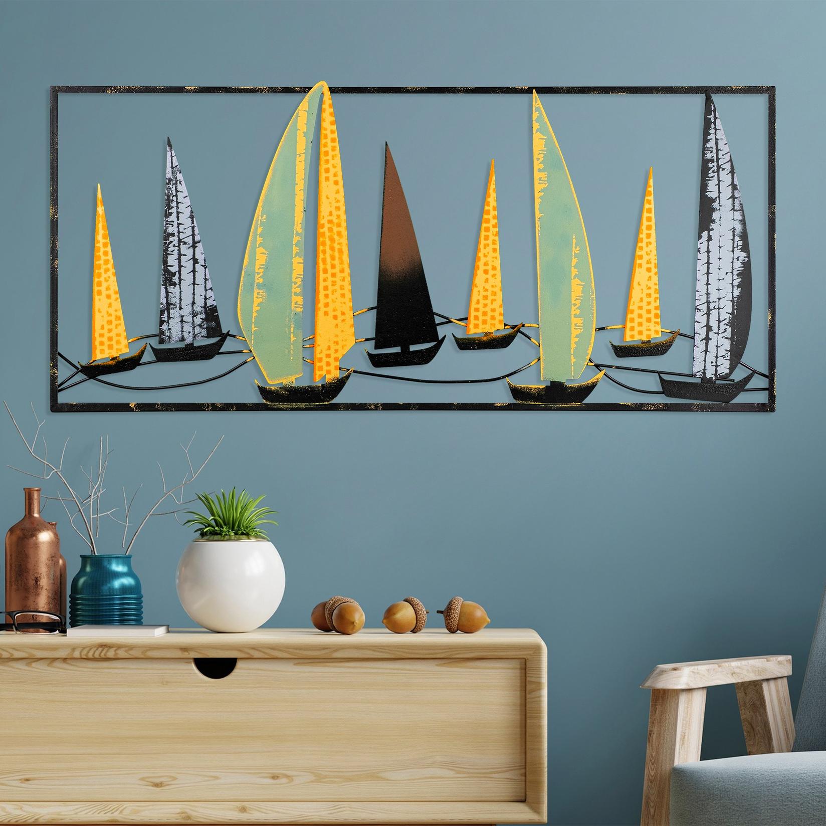 Wallity декорација за dzид Yelkenli 3, 40x90 см, шарена