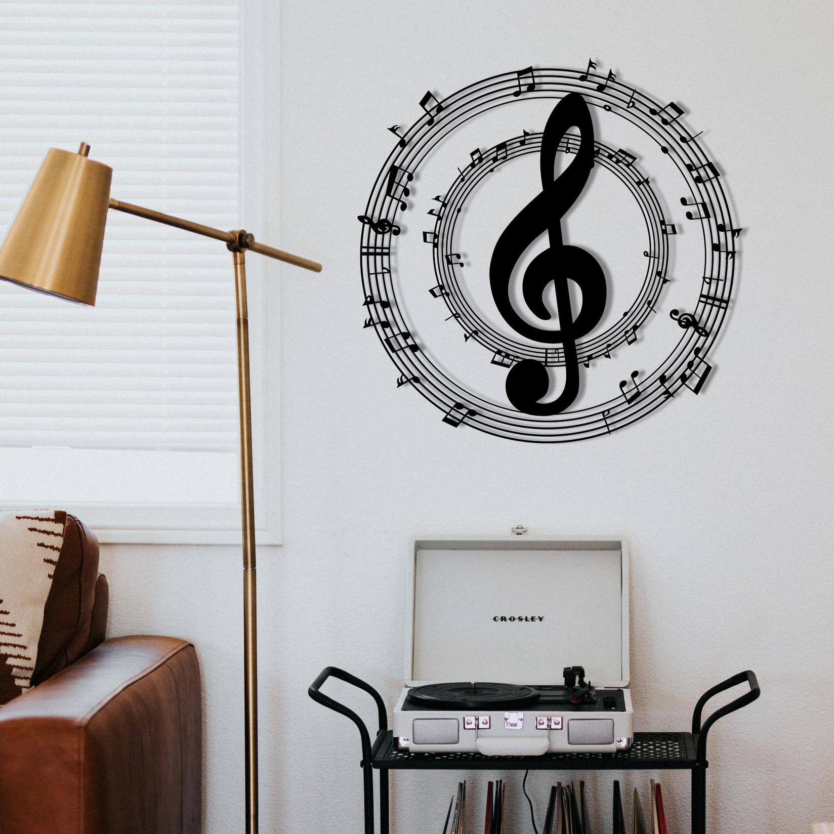 Wallity dzидна декорација Arrakis, 48x48 см, 1,2 мм, црна