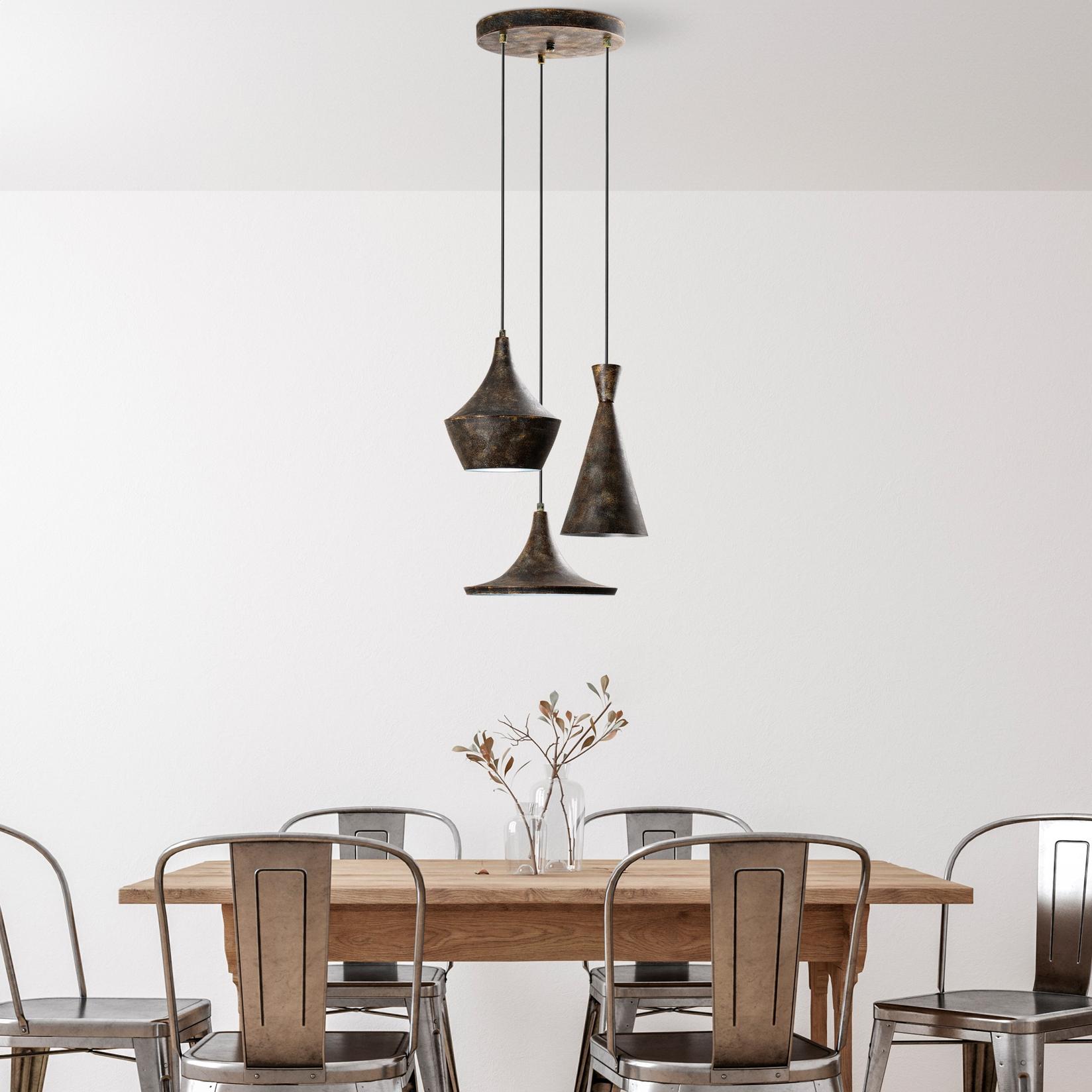 Opviq Luster TOM-3556-RETRO, 45-135 см, O45 см, 3xE27