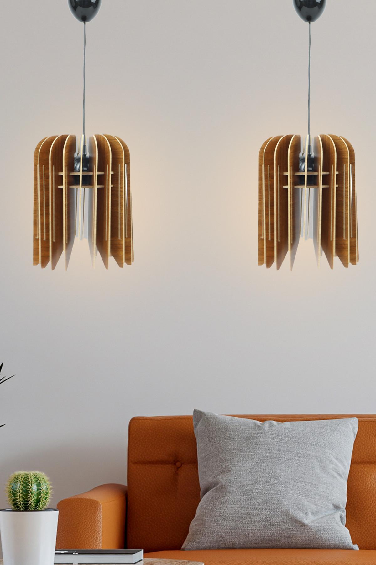 Opviq Luster 211-LK2, 65 см25 см E27, кафеава