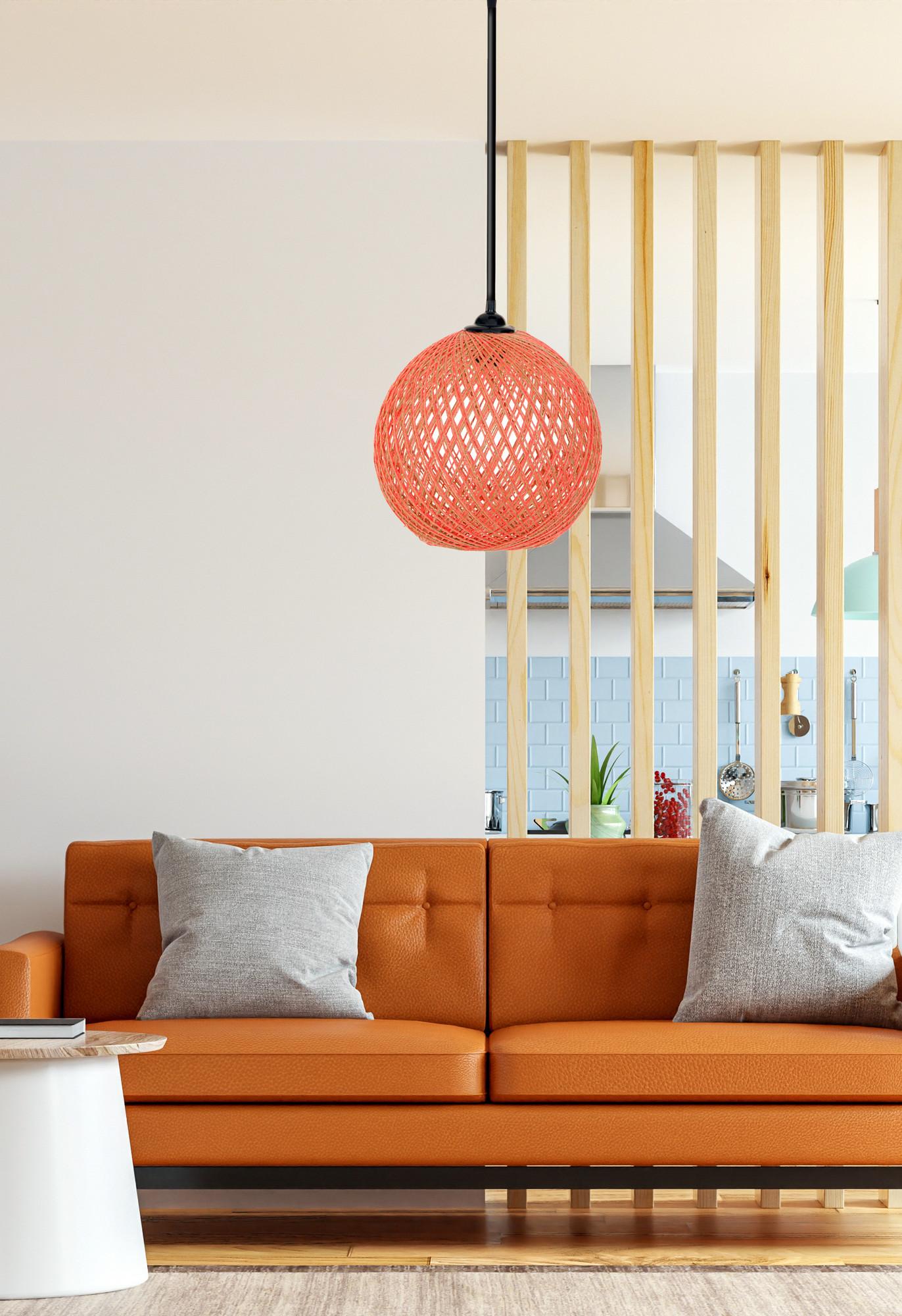 Opviq Luster 190-JN, 22 см E27, 40W, Портокалова