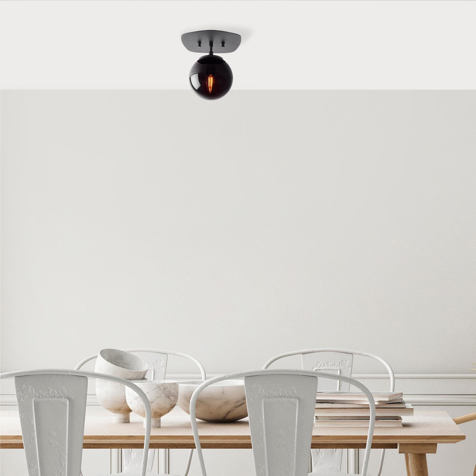 Opviq Luster Well-11676, 20x25 см, E14, црна