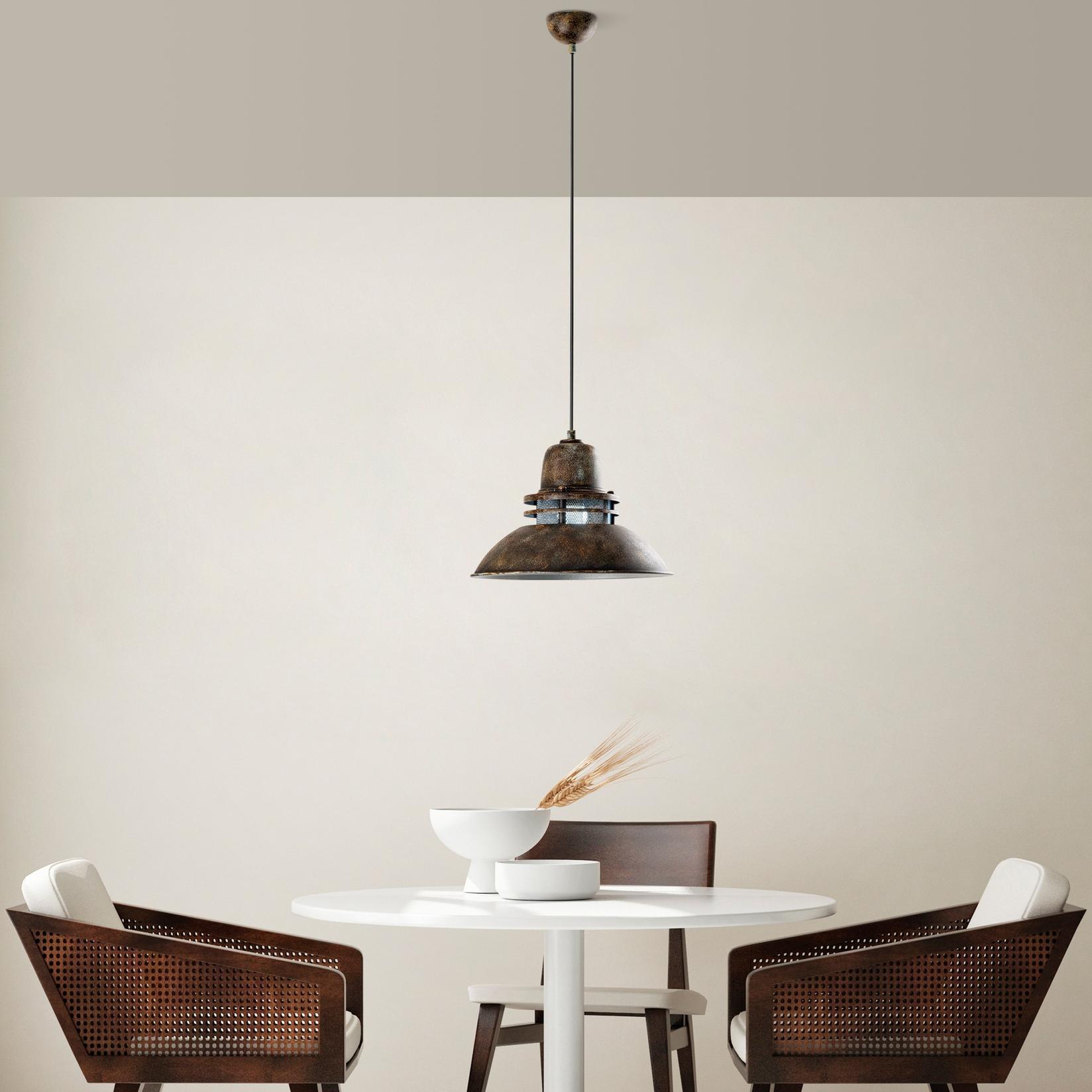 Opviq Luster TIBET-3735-RETRO, 34-123 см, O34 см, E27, IP20, кафеава