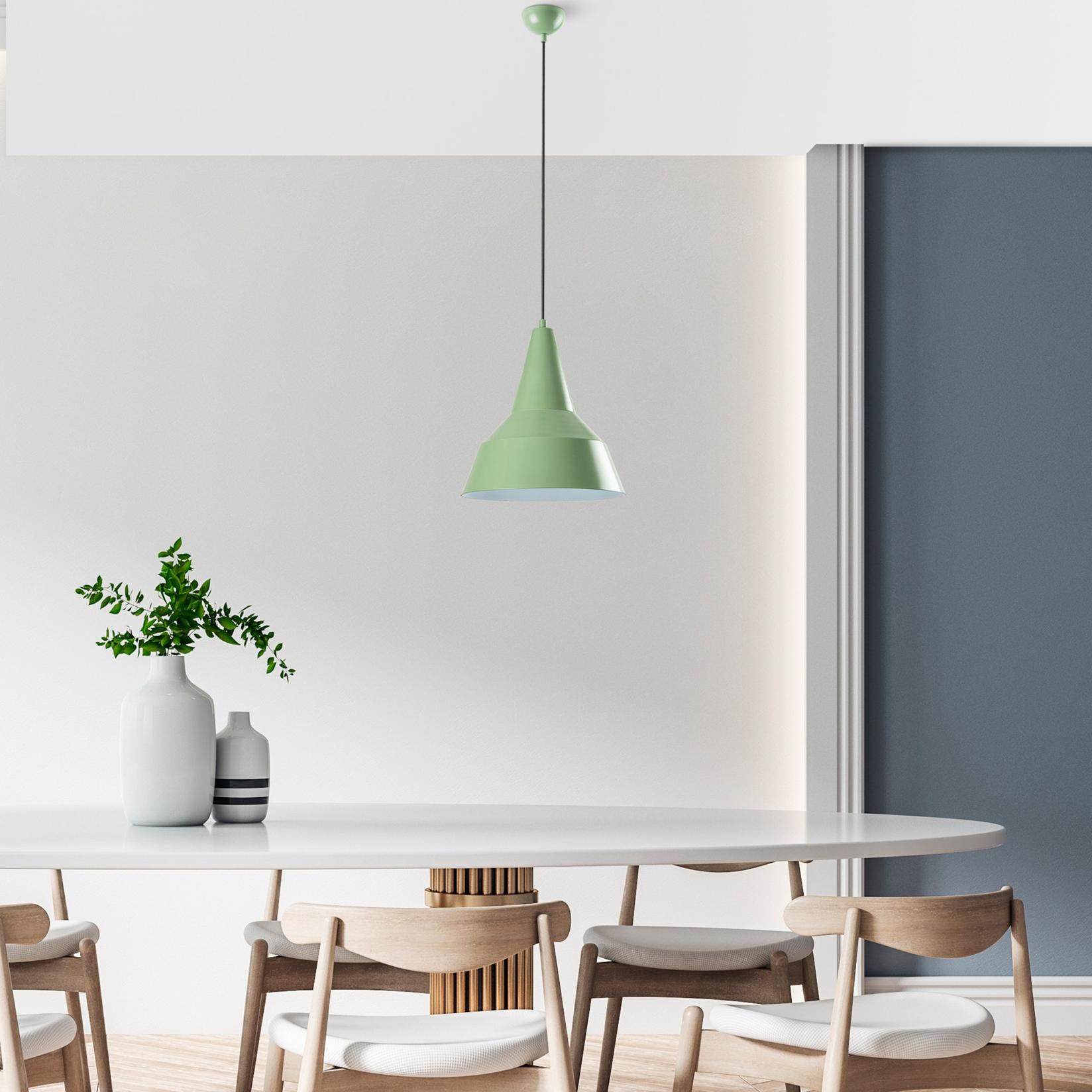 Opviq Luster Saglam 3728, 42-131 см, O30 см, E27, зелена