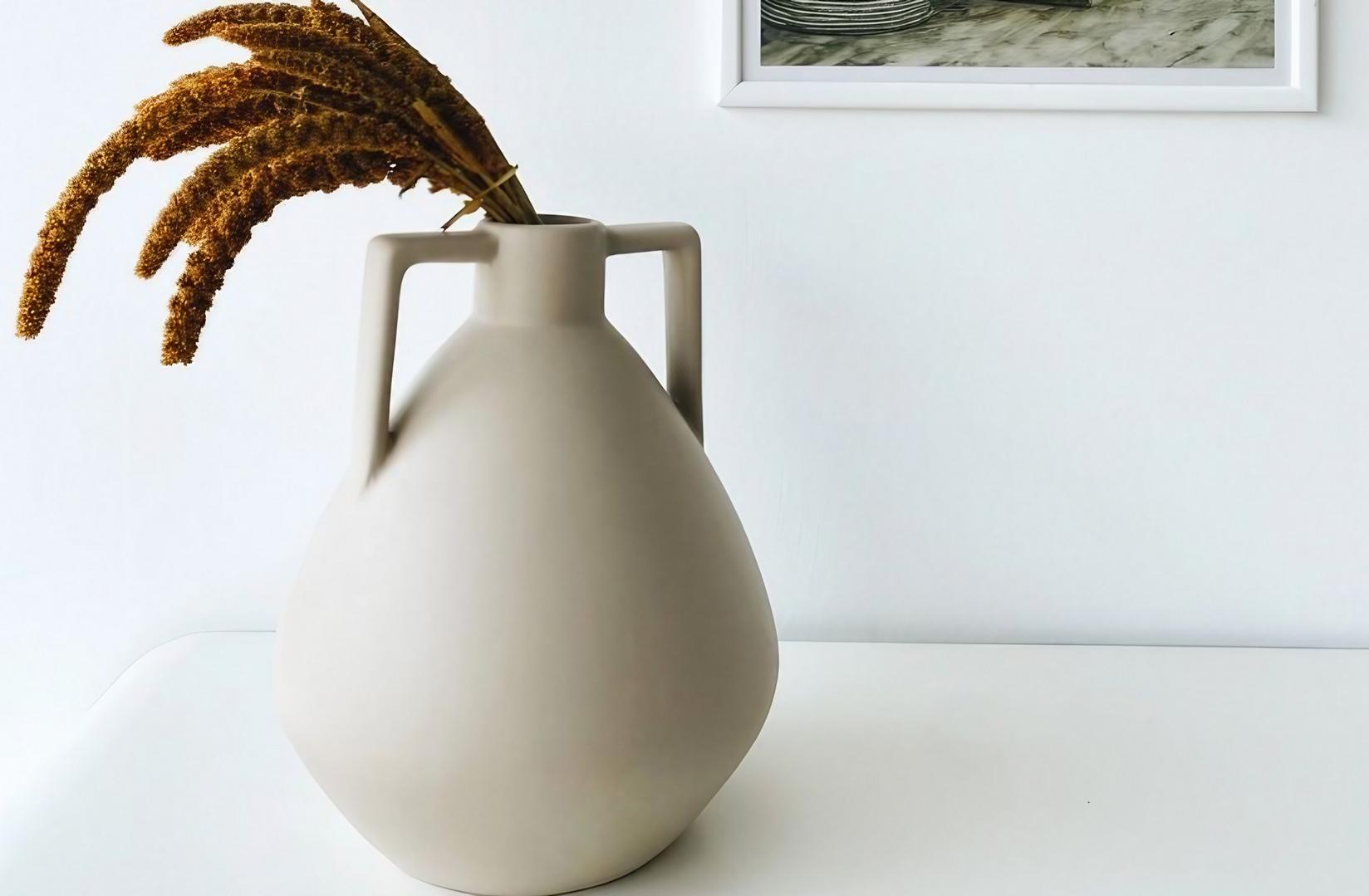 Вазна Aberto Design CY0127, 22x22x27 см, беж