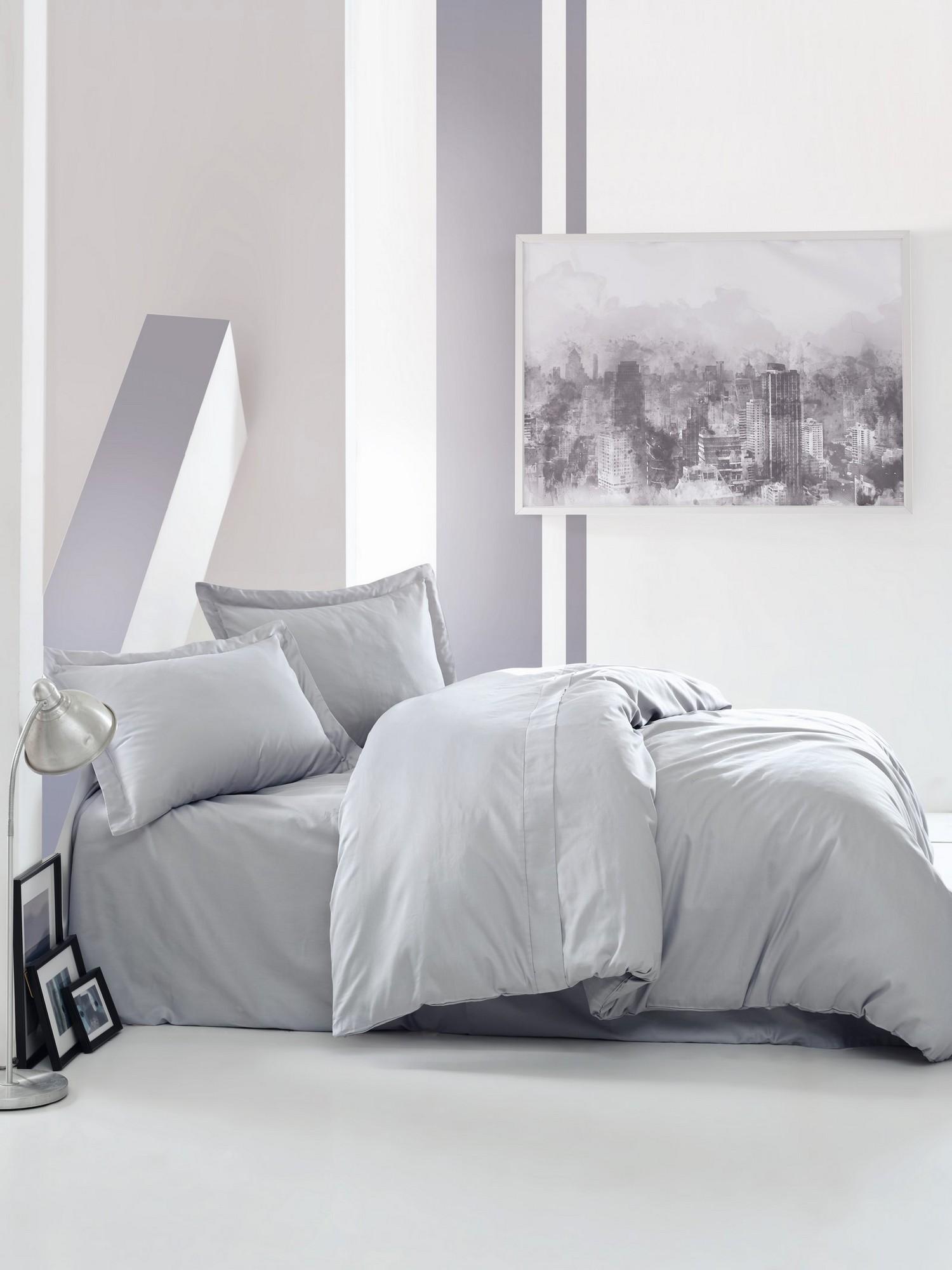 Комплет постелнина L'essentiel Maison Elegant, 200x220 cm, сив