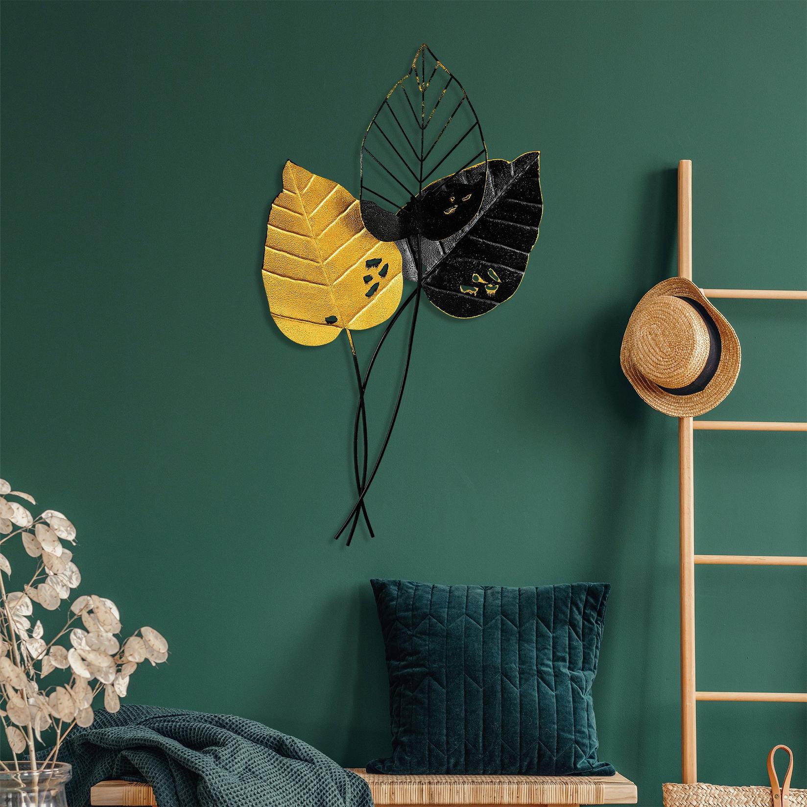 Wallity декорација за dzид Есен 2, 45x85 см, жолто-црна