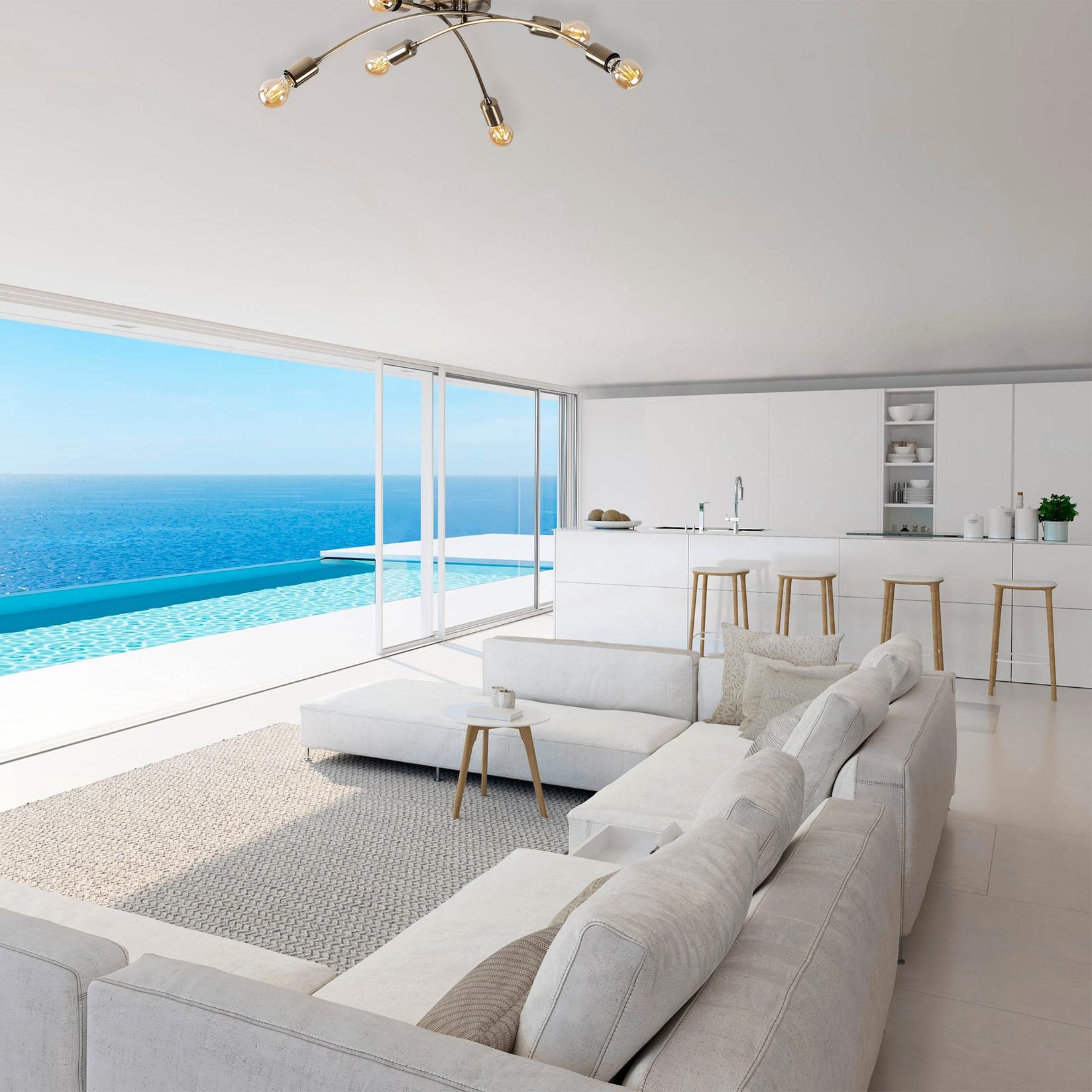 Opviq Luster Banana-1141, 67x67 см, 6xE27, 40W, IP20