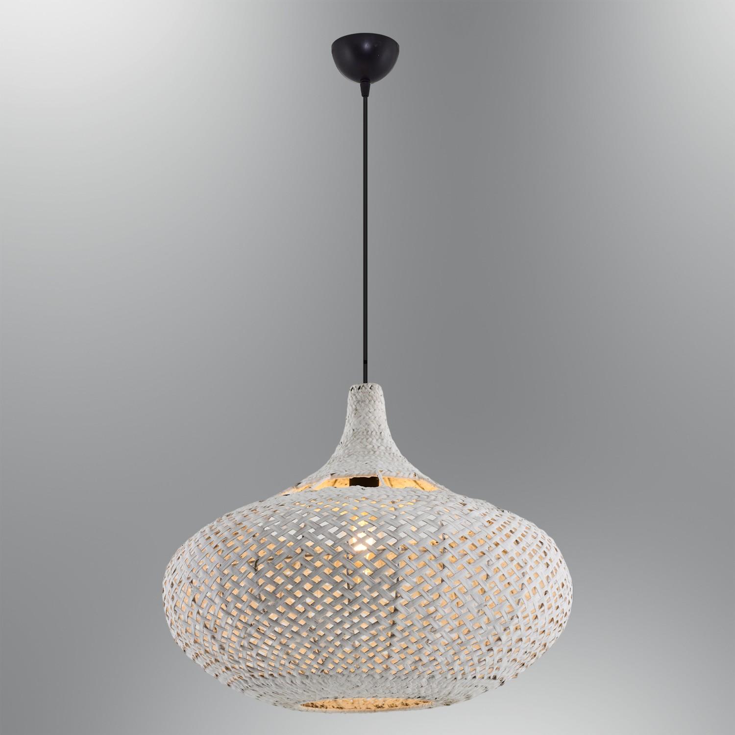 Opviq Luster 4461-16-01, 120 см, 50 см 24W, E27, Бела