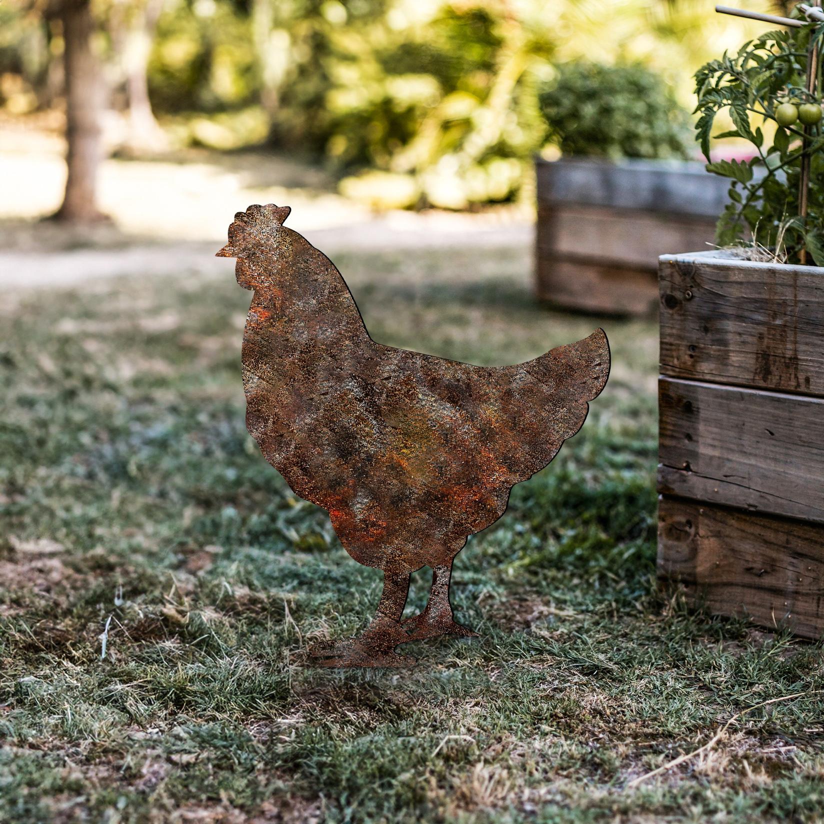 Аберто Дизајн Декоративна фигура Пилешко 01, 64x42 см, 1,5 мм