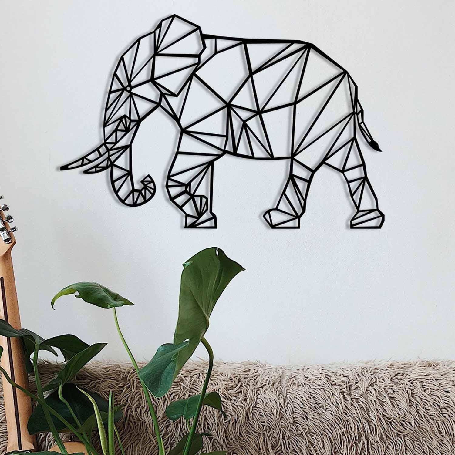 Wallity декорација за dzид Bacio-M115, 70x46 см, 1,2 мм, црна