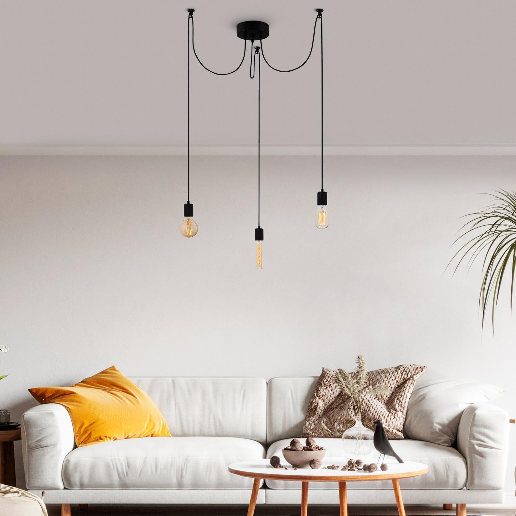 Opviq Luster MR-927, 102 см, 3xE27, 40W, црна