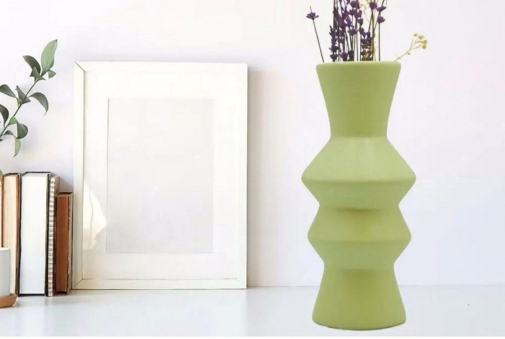 Вазна Aberto Design CY0179, 11x29x11 см, црвена