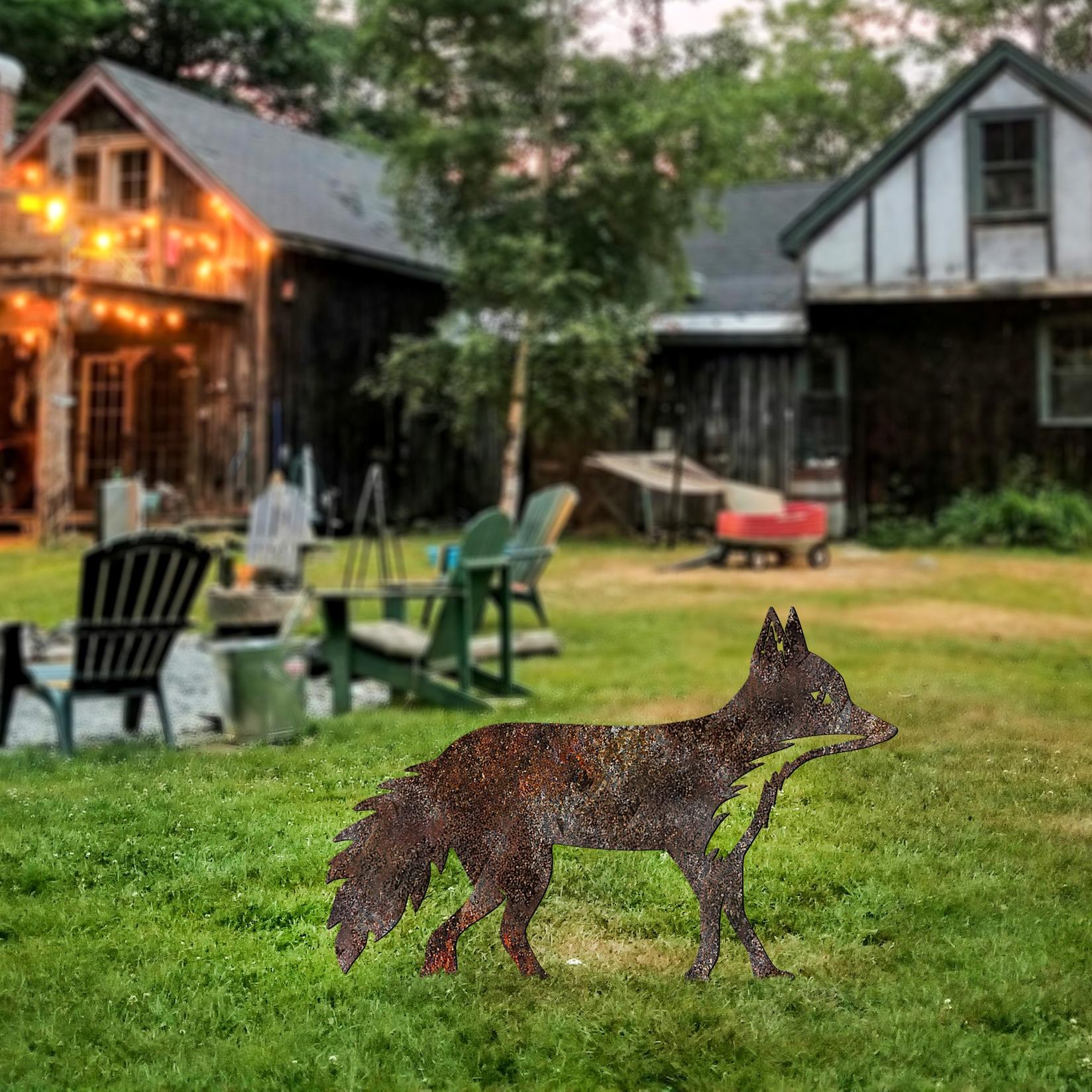 Аберто Дизајн Декоративна фигура Фокс -А 01, 48x50 см, 1,5 мм