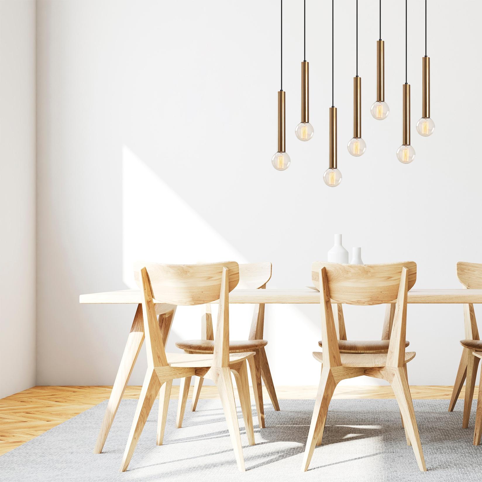 Opviq Luster Tempo-6022, 75x24cm 7xE27, златни бои