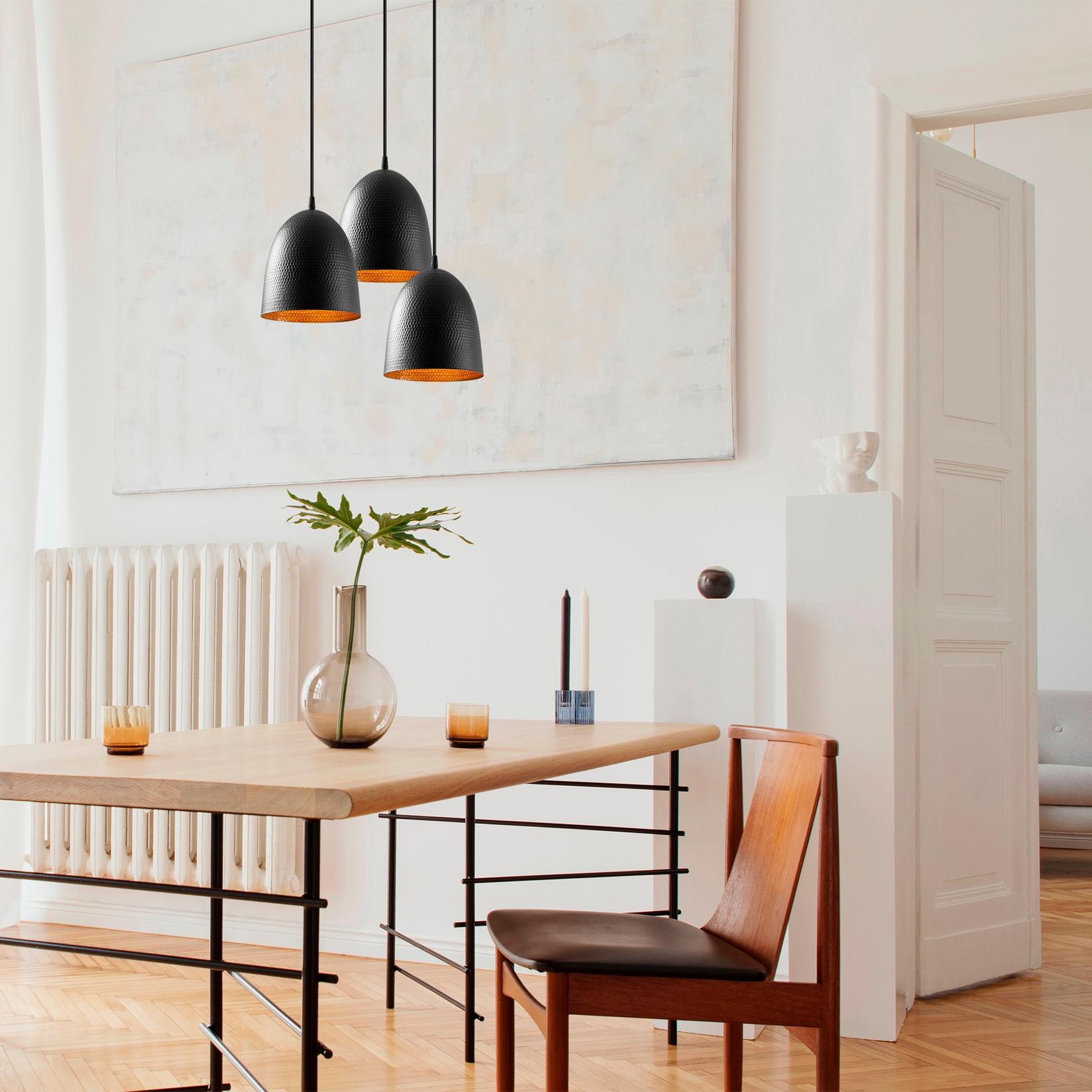 Opviq Лустер Tattoo-6168, 44x125 cm, 3xE27, Црн